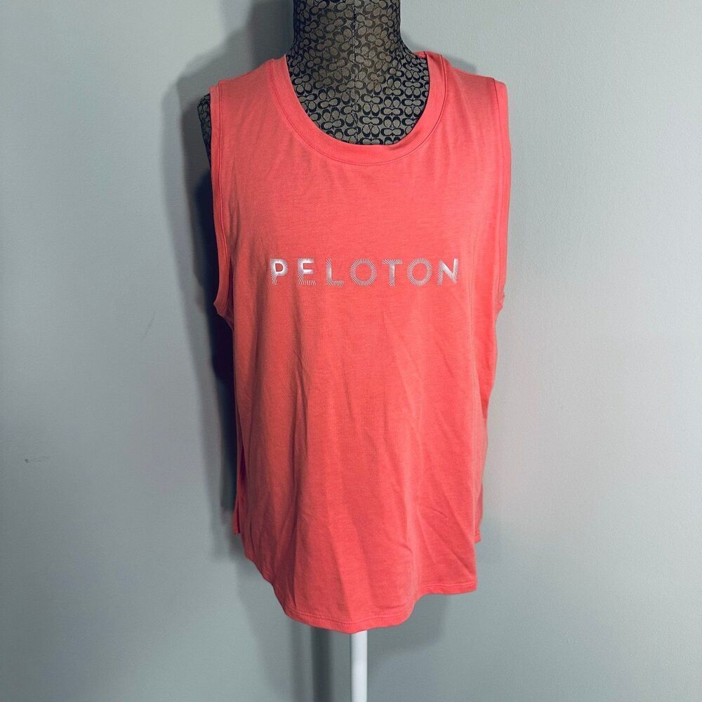 Peloton Tank Top Cycling Racer Cropped Tank Top Size Medium